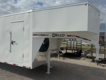 New 2026 Delco Trailers E224 Cargo / Enclosed Trailer w/ Rear Barn Doors