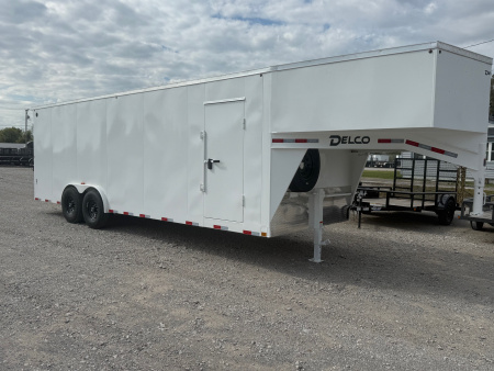 New 2026 Delco Trailers E224 Cargo / Enclosed Trailer w/ Rear Barn Doors