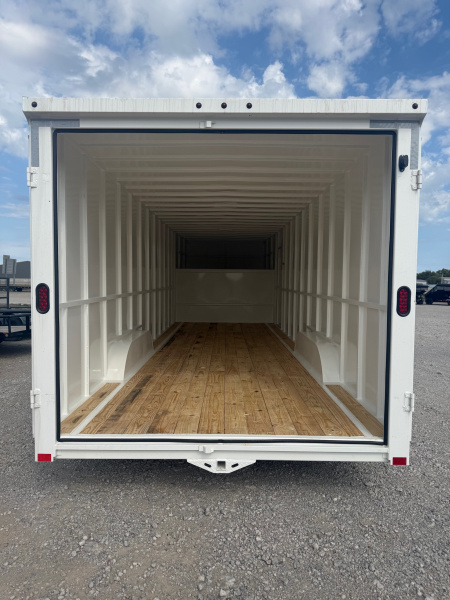 New 2026 Delco Trailers E224 Cargo / Enclosed Trailer w/ Rear Barn Doors