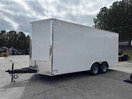 New 2025 8.5X18 10K QUALITY CARGO TANDEM AXLE ENCLOSED TRAILER WITH POLYCORE EXTERIOR