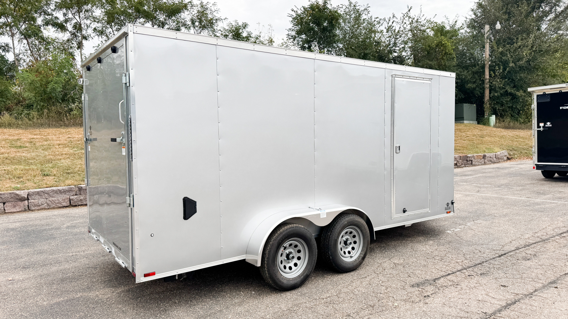 New 2026 Lightning 7X16 Trailer Cargo / Enclosed Trailer - RAMP DOOR!