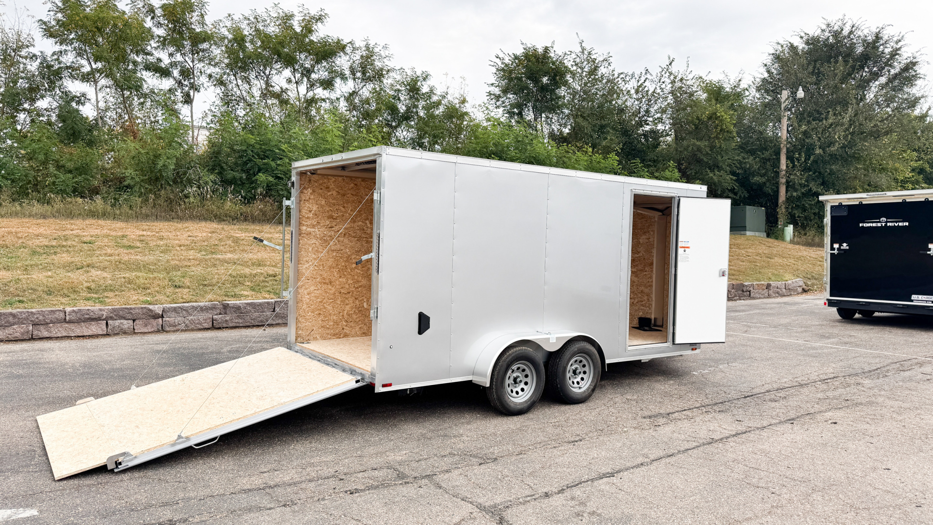 New 2026 Lightning 7X16 Trailer Cargo / Enclosed Trailer - RAMP DOOR!
