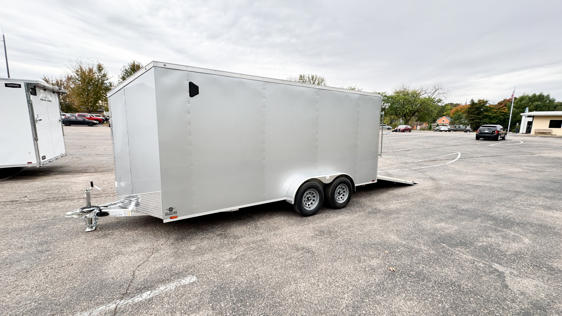 New 2026 Lightning 7X16 Trailer Cargo / Enclosed Trailer - RAMP DOOR!