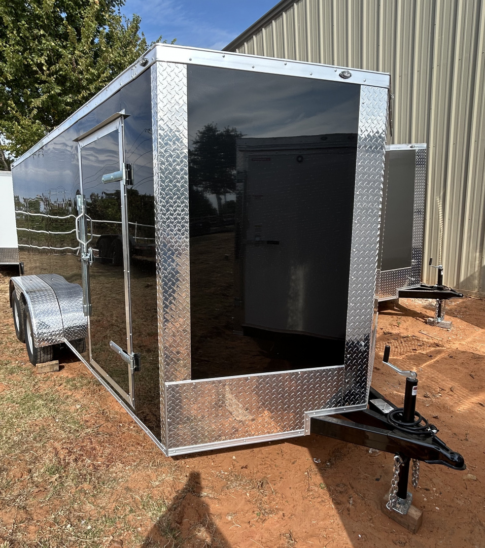 New 2025 Family Trailer 7x16 Tandem Axles Cargo / Enclosed Trailer-Basic Pkg