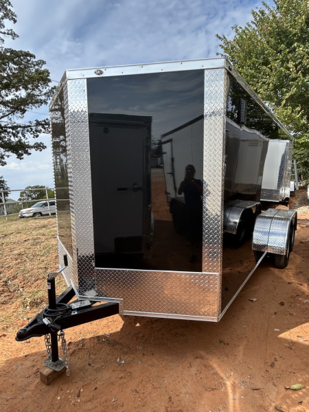 New 2025 Family Trailer 7x16 Tandem Axles Cargo / Enclosed Trailer-Basic Pkg