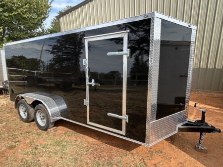 New 2025 Family Trailer 7x16 Tandem Axles Cargo / Enclosed Trailer-Basic Pkg