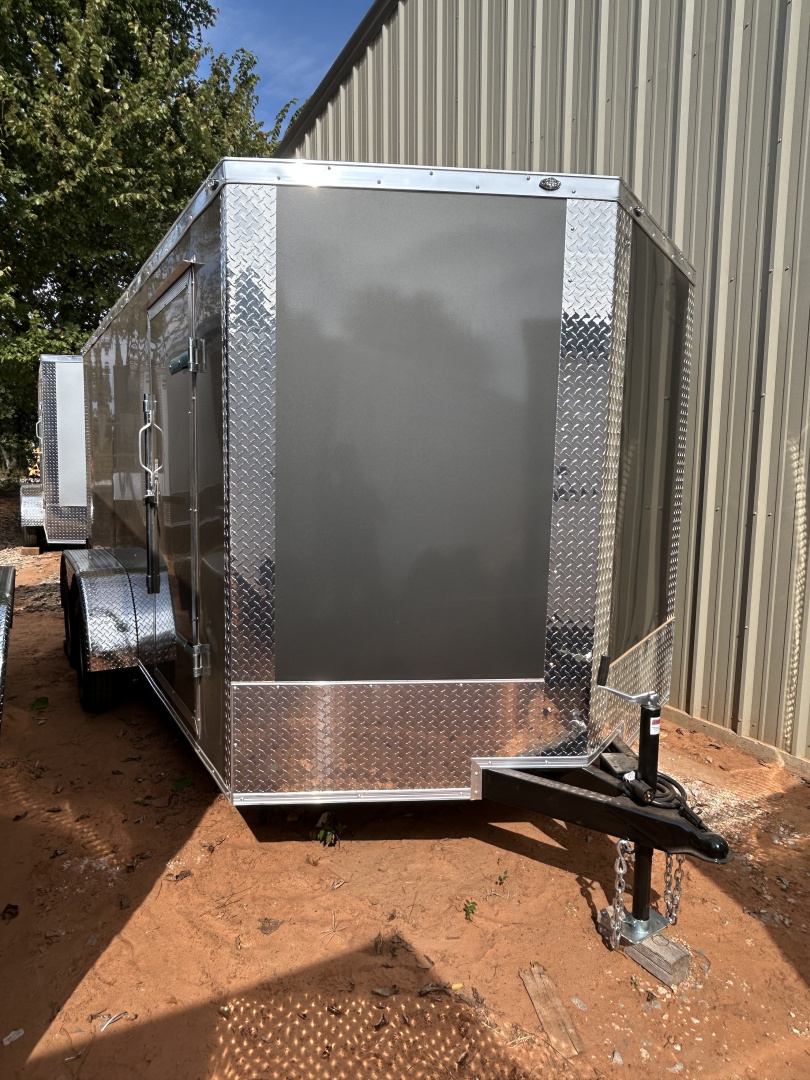 New 2025 Family Trailer 7x14 Tandem Axles Cargo / Enclosed Trailer-Basic Pkg.