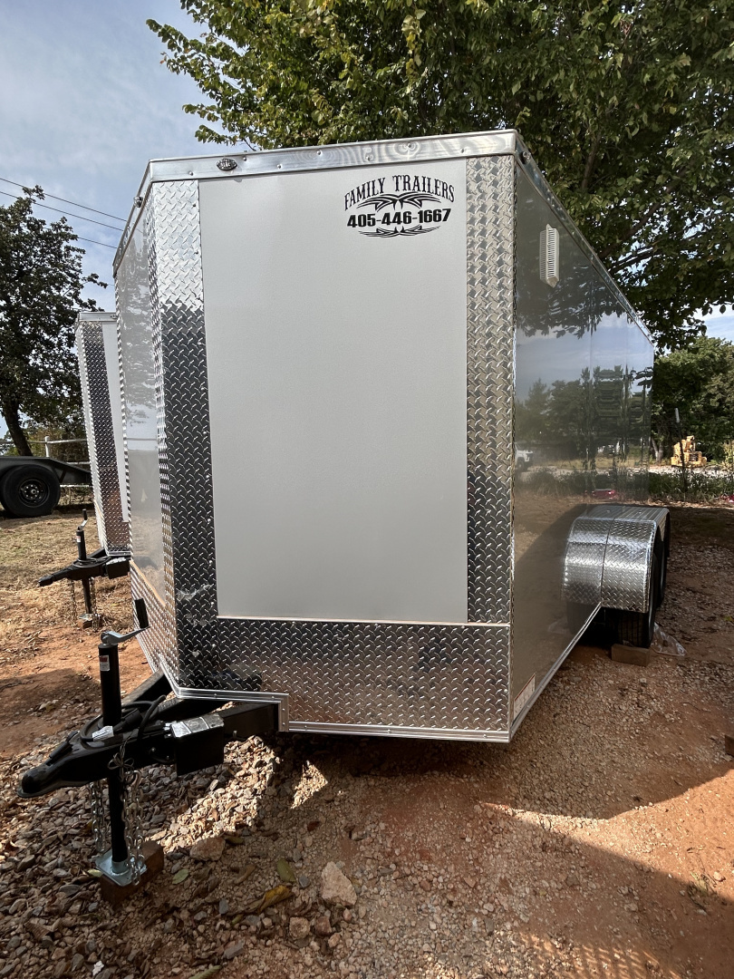 New 2025 Family Trailer 7x14 Tandem Axles Cargo / Enclosed Trailer-Basic Pkg