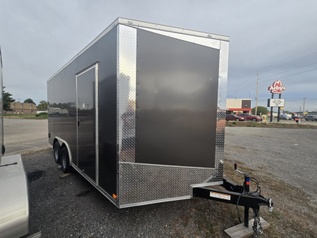 New 2026 Allure Trailers 8.5x16'-Rear Ramp-Policore Sides Cargo / Enclosed Trailer