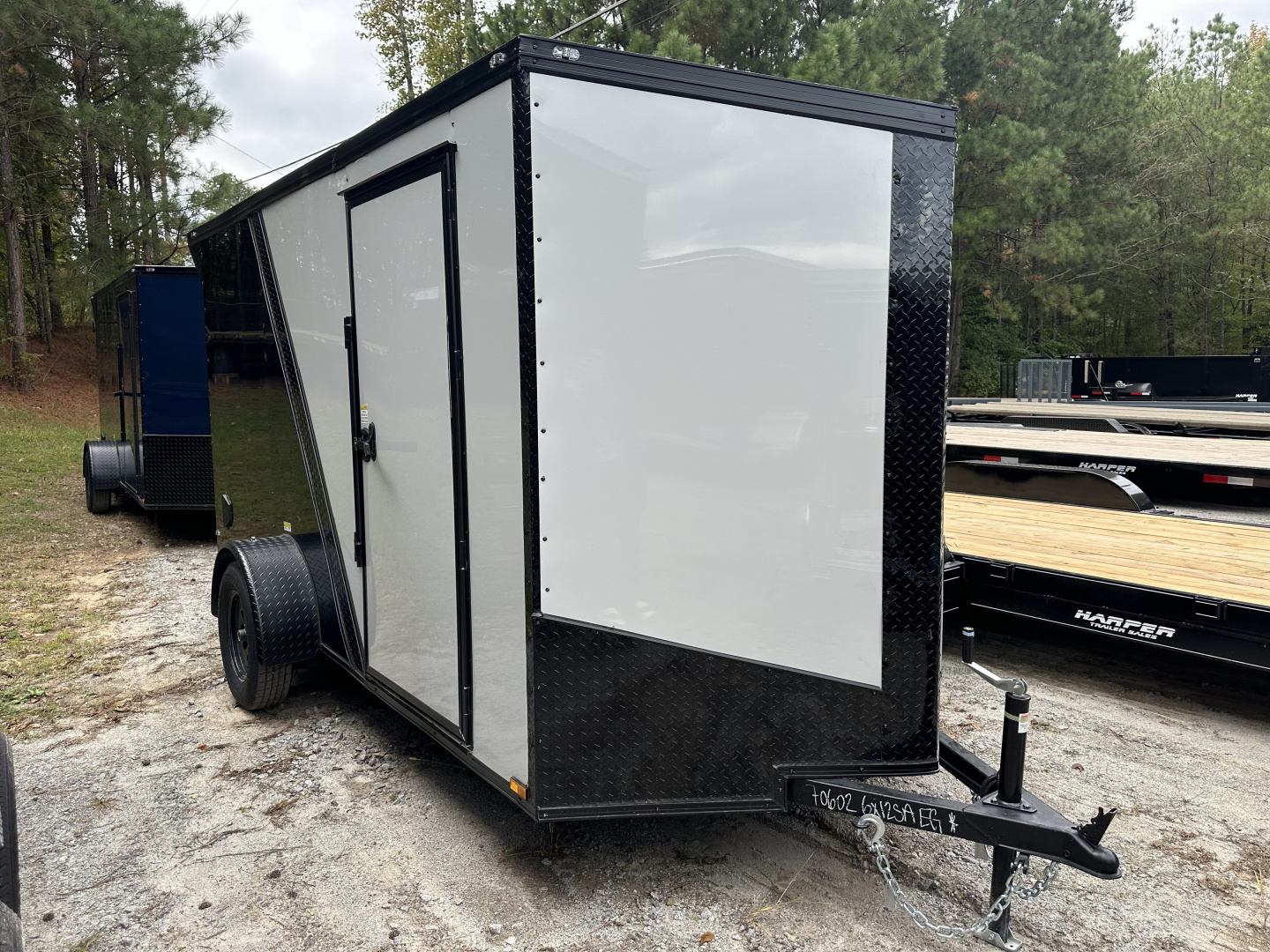 New 2026 QUALITY CARGO 6X12 SINGLE AXLE ENCLOSED TRAILER WITH REAR SPOILER