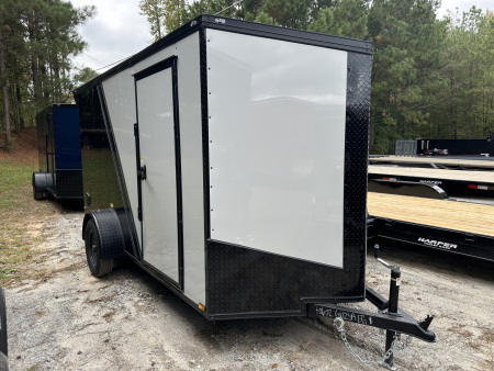 New 2026 QUALITY CARGO 6X12 SINGLE AXLE ENCLOSED TRAILER WITH REAR SPOILER