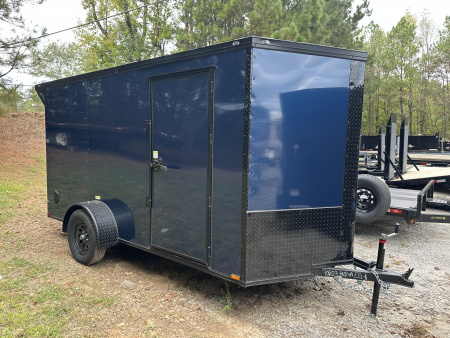 New 2026 QUALITY CARGO 6X12 SINGLE AXLE ENCLOSED TRAILER WITH REAR SPOILER