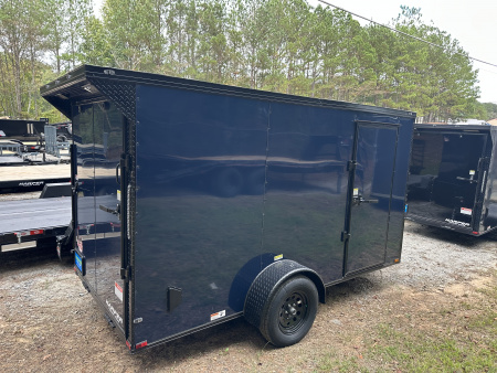 New 2026 QUALITY CARGO 6X12 SINGLE AXLE ENCLOSED TRAILER WITH REAR SPOILER