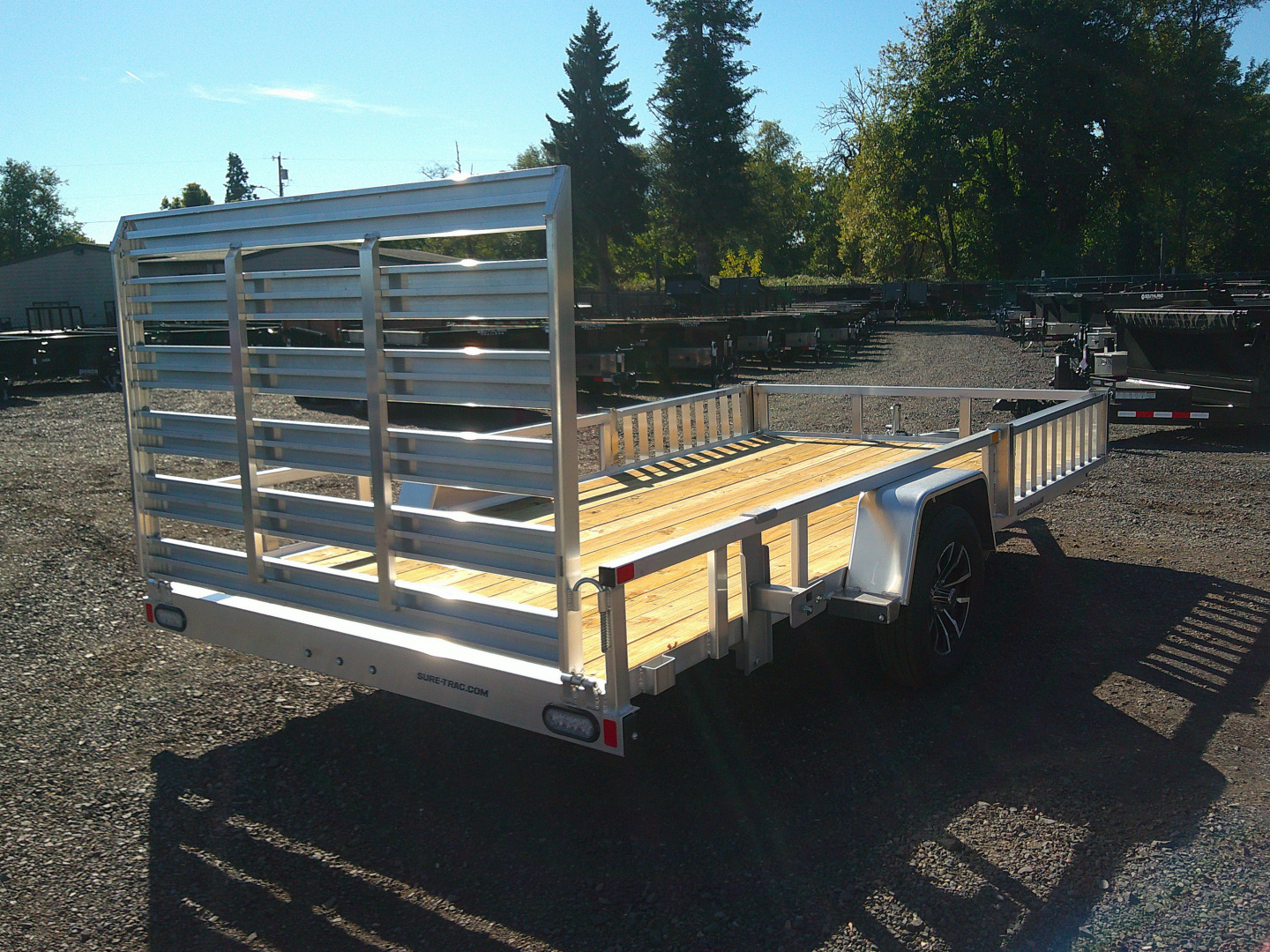 New 2026 Sure-Trac 7x14 3k Aluminum ATV Trailer