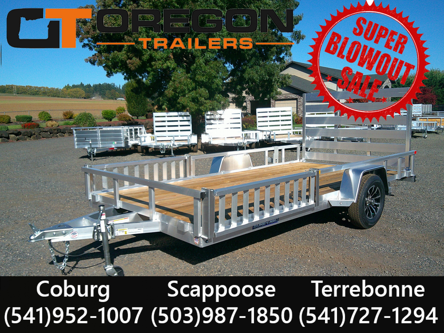 New 2026 Sure-Trac 7x14 Aluminum ATV Trailer