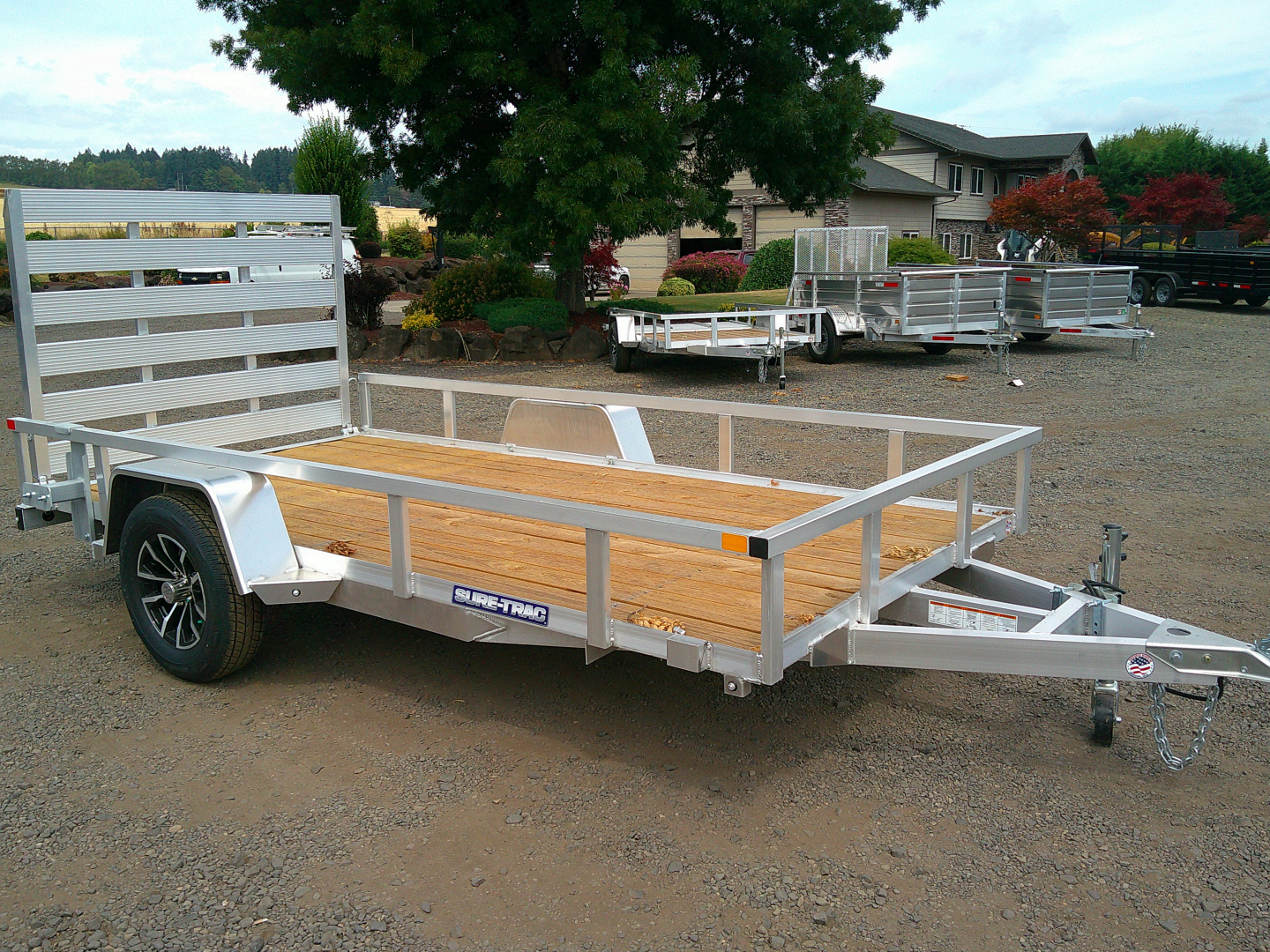 New 2026 Sure-Trac 6x12 Aluminum Utility Trailer