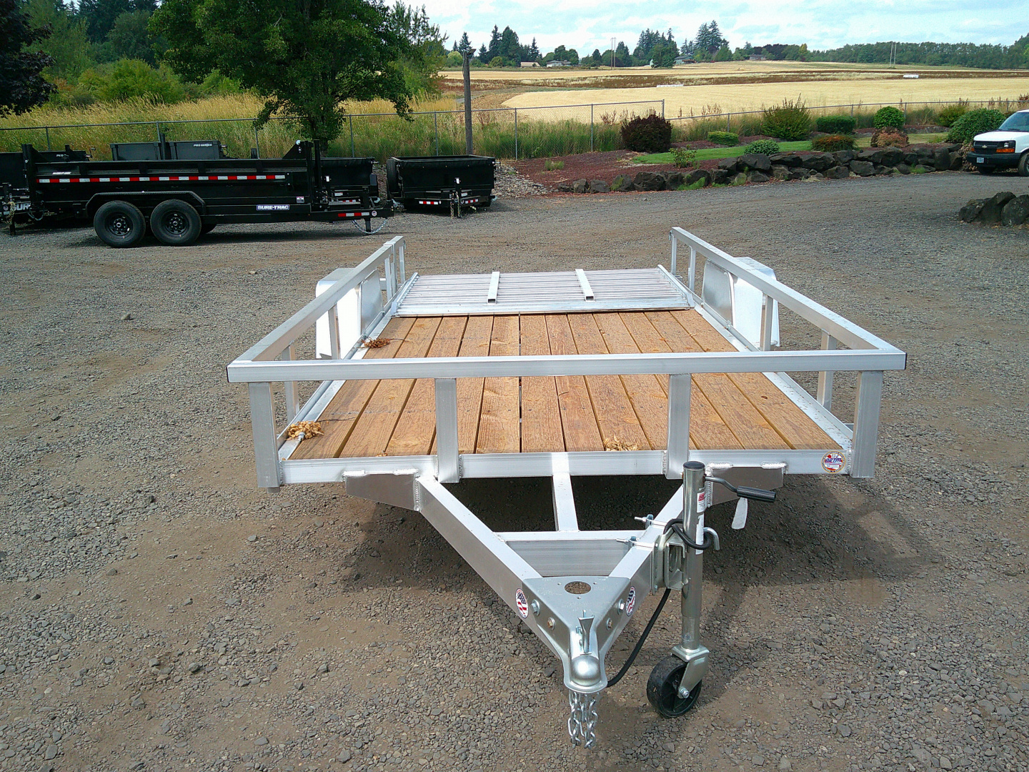 New 2026 Sure-Trac 6x12 Aluminum Utility Trailer