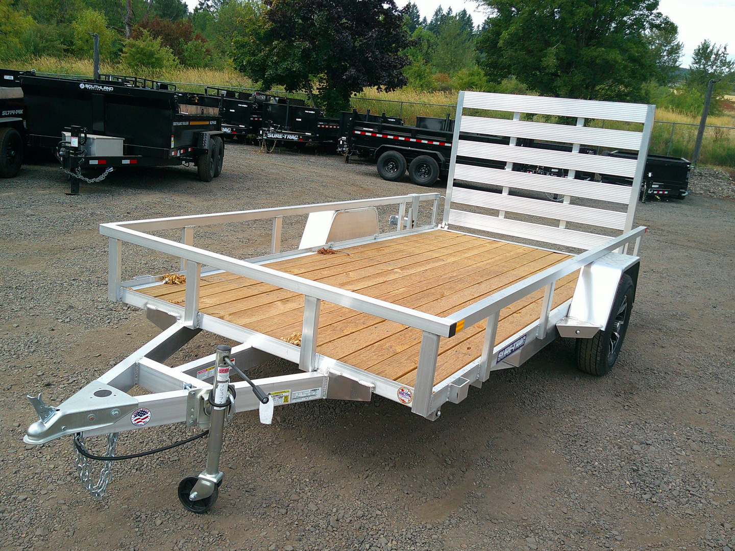 New 2026 Sure-Trac 6x12 Aluminum Utility Trailer