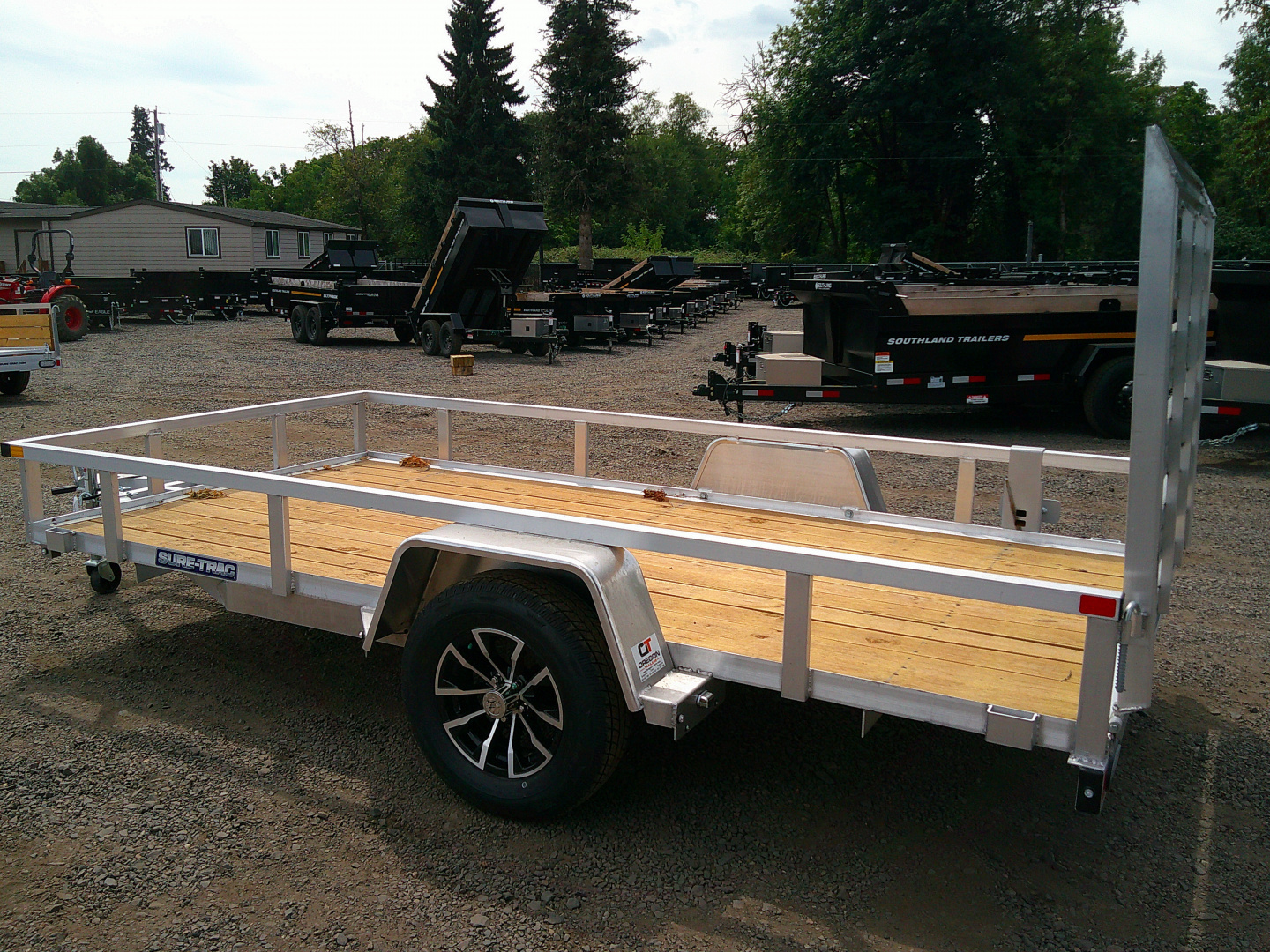 New 2026 Sure-Trac 6x12 Aluminum Utility Trailer
