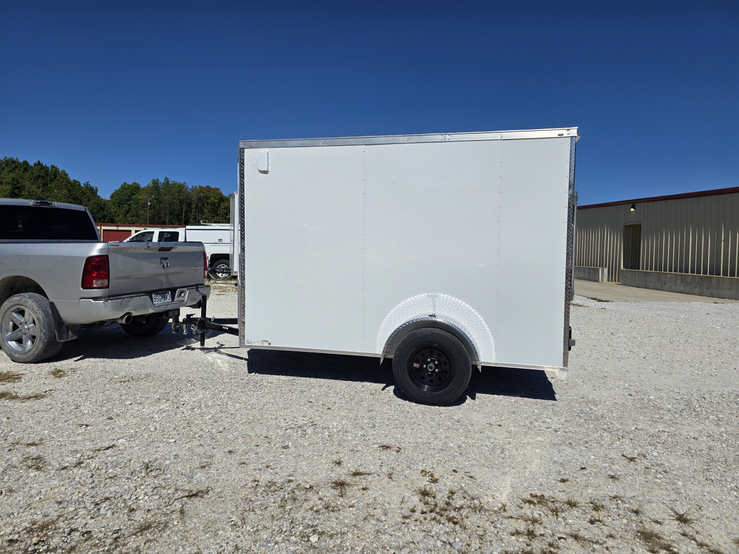 New 2026 Mammoth 6x10 SA Cargo / Enclosed Trailer, 6'3" interior height, .080 polycore, 35k axle