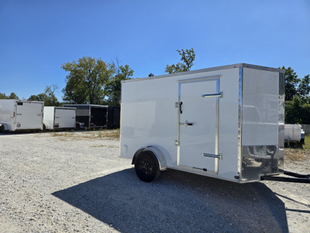 New 2026 Mammoth 6x10 SA Cargo / Enclosed Trailer, 6'3  interior height, .080 polycore, 35k axle