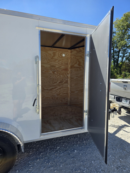 New 2026 Mammoth 6x10 SA Cargo / Enclosed Trailer, 6'3" interior height, .080 polycore, 35k axle