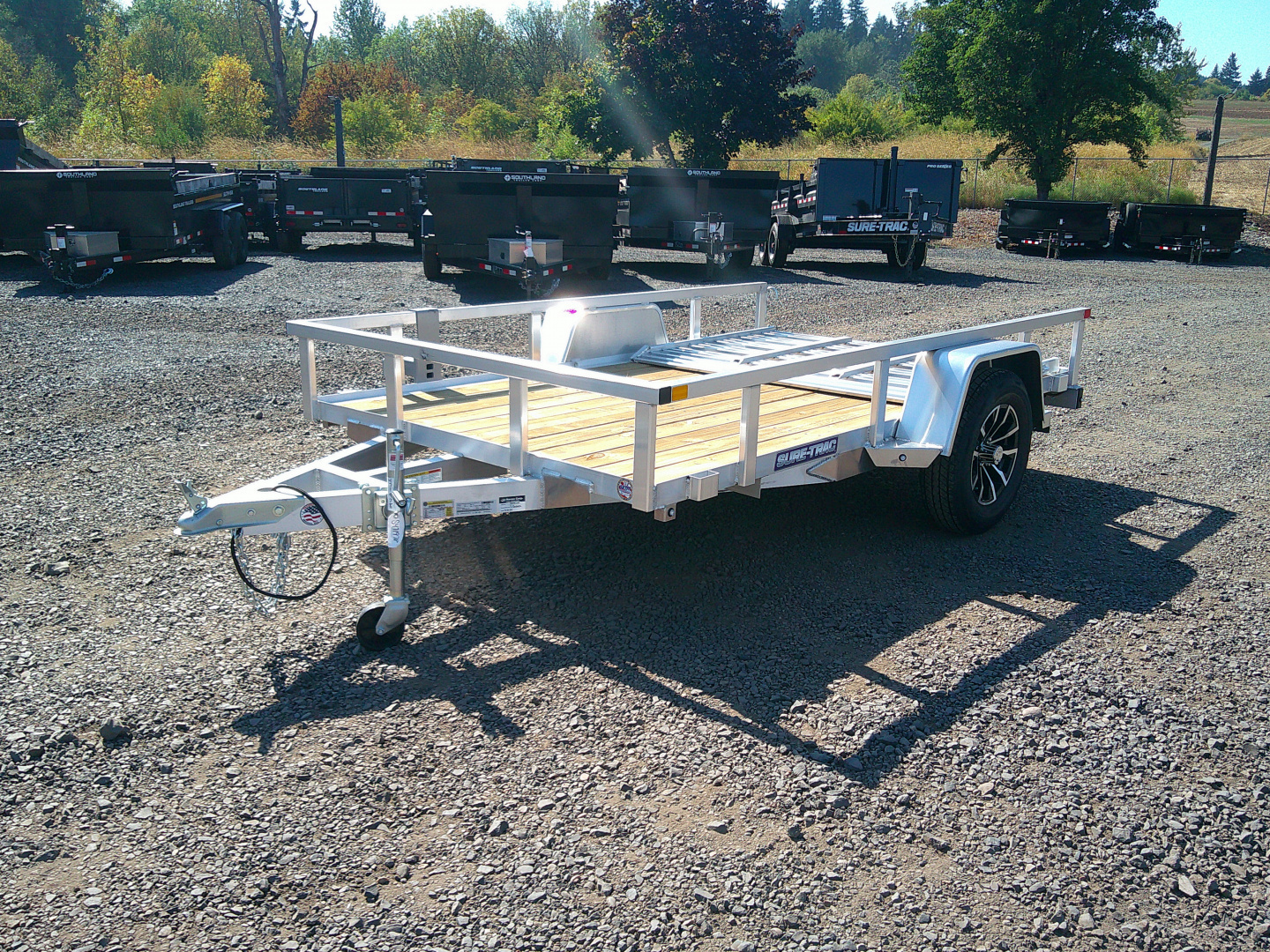 New 2026 Sure-Trac 6x10 3K Aluminum Utility Trailer