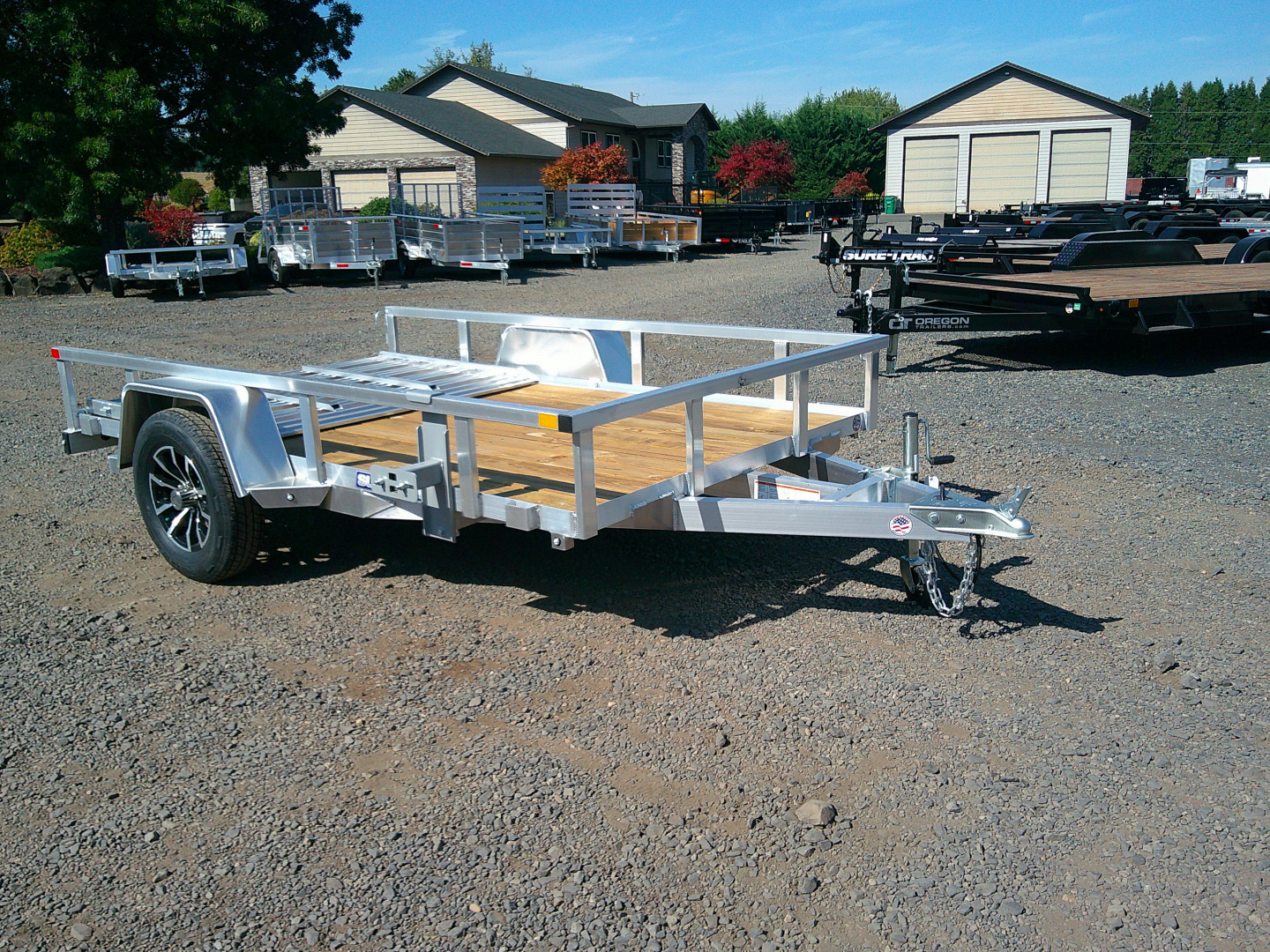 New 2026 Sure-Trac 6x10 3K Aluminum Utility Trailer