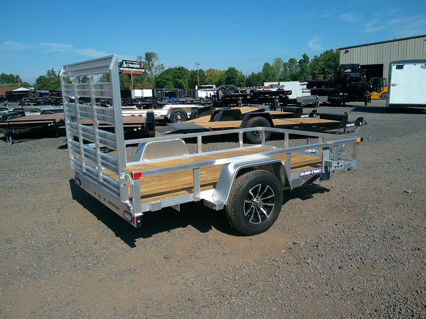 New 2026 Sure-Trac 6x10 3K Aluminum Utility Trailer