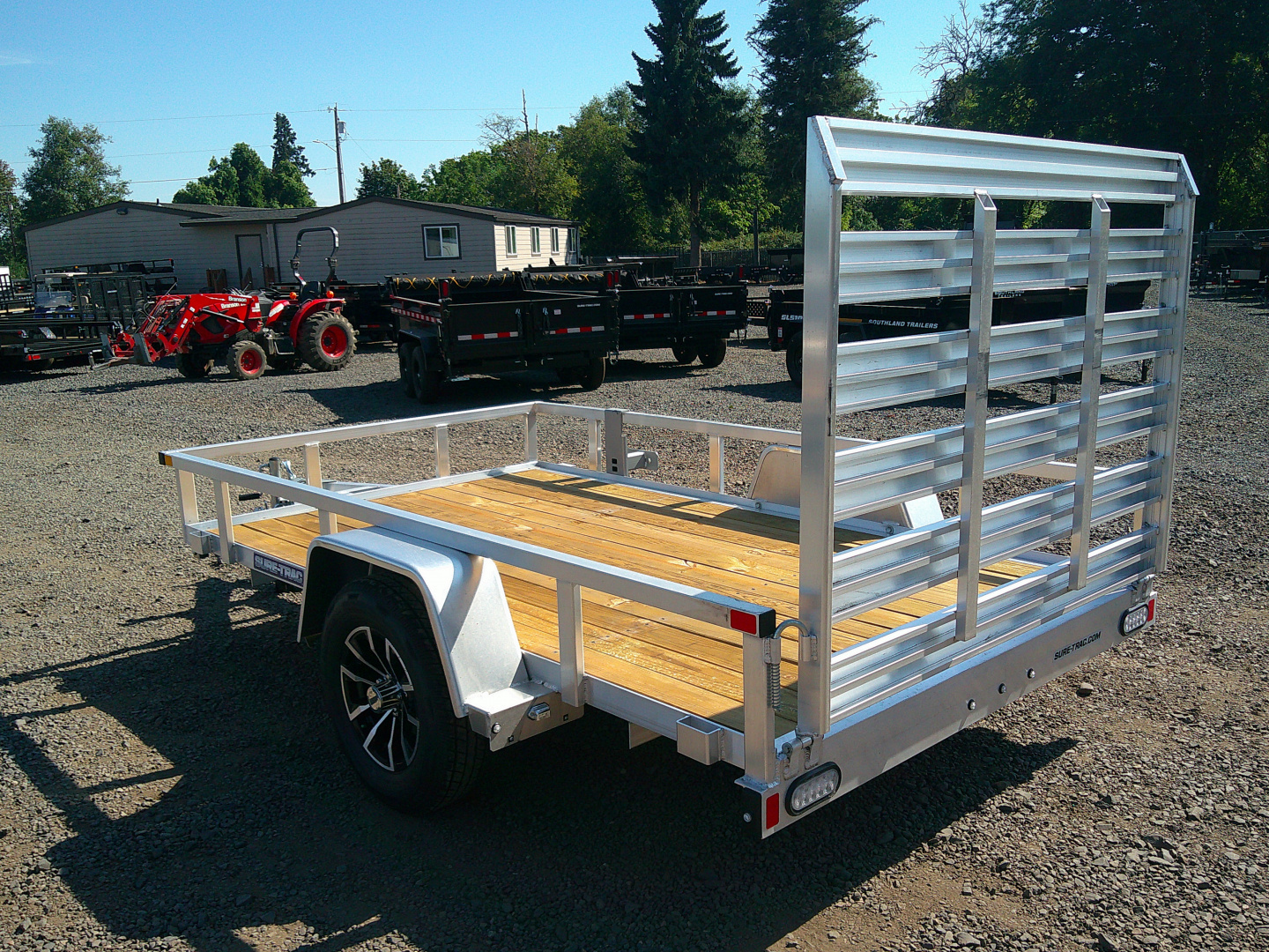 New 2026 Sure-Trac 6x10 3K Aluminum Utility Trailer