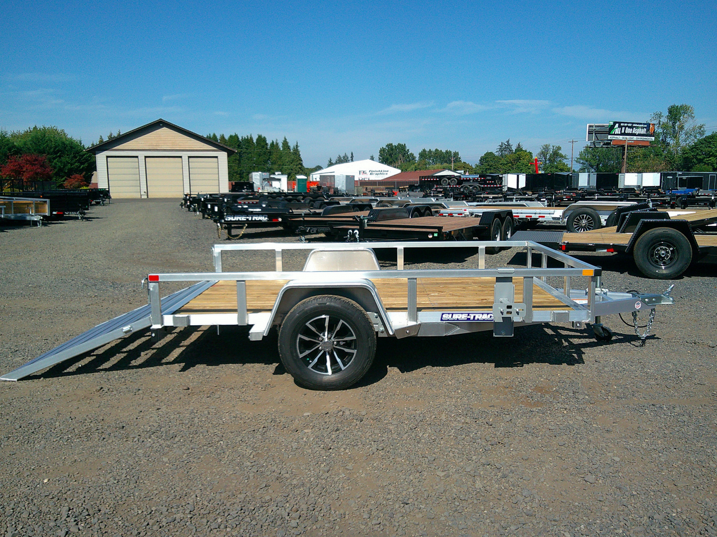 New 2026 Sure-Trac 6x10 3K Aluminum Utility Trailer
