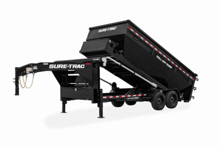 New 7x16 Roll off Dump - Carrier Only - Gooseneck 17.6K