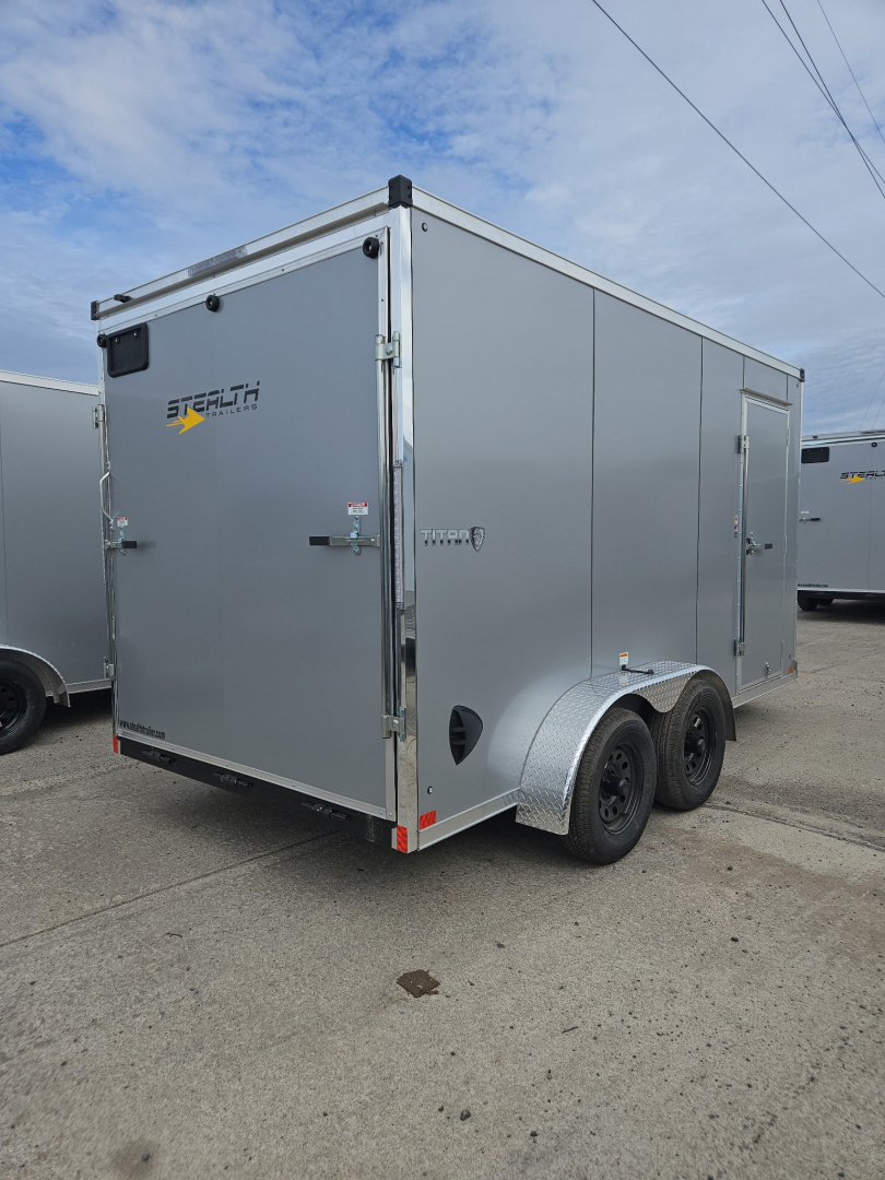 New 2026 Stealth Trailers 7x14 Titan 7k w/Ramp Door and 7ft Interior Height Cargo / Enclosed Trailer