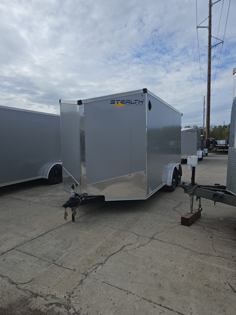 New 2026 Stealth Trailers 7.5x14 Titan 7k w/Ramp Door and 7ft Interior Height Cargo / Enclosed Trailer