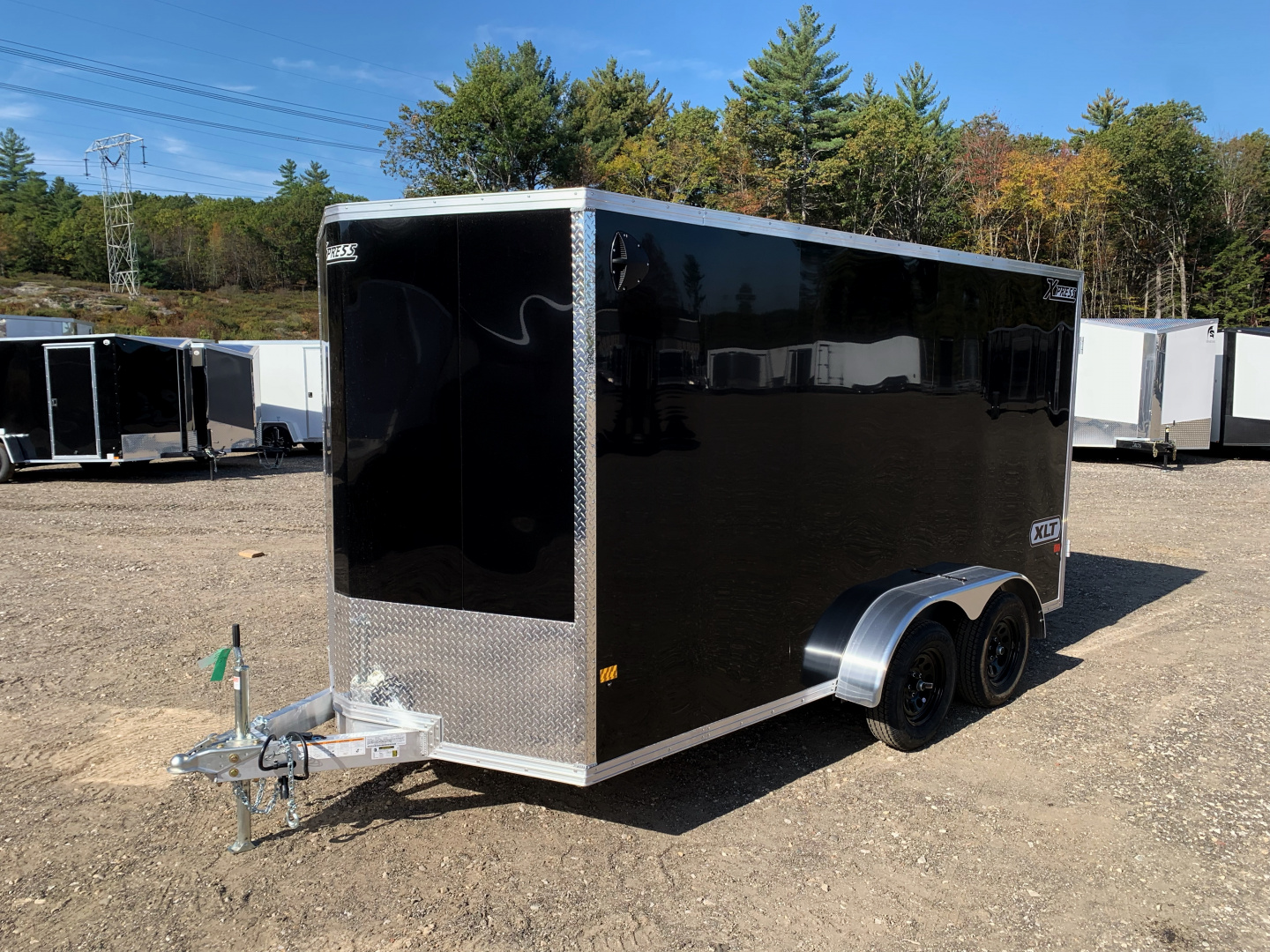 New 2026 High Country 7x14 + 18" V-Nose/ XLT Aluminum trailer / Barn Door/ 7'interior -7000GVW