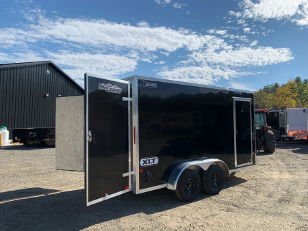 New 2026 High Country 7x14 + 18" V-Nose/ XLT Aluminum trailer / Barn Door/ 7'interior -7000GVW