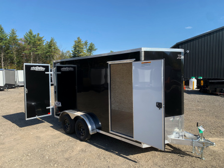 New 2026 High Country 7x14 + 18  V-Nose/ XLT Aluminum trailer / Barn Door/ 7'interior -7000GVW