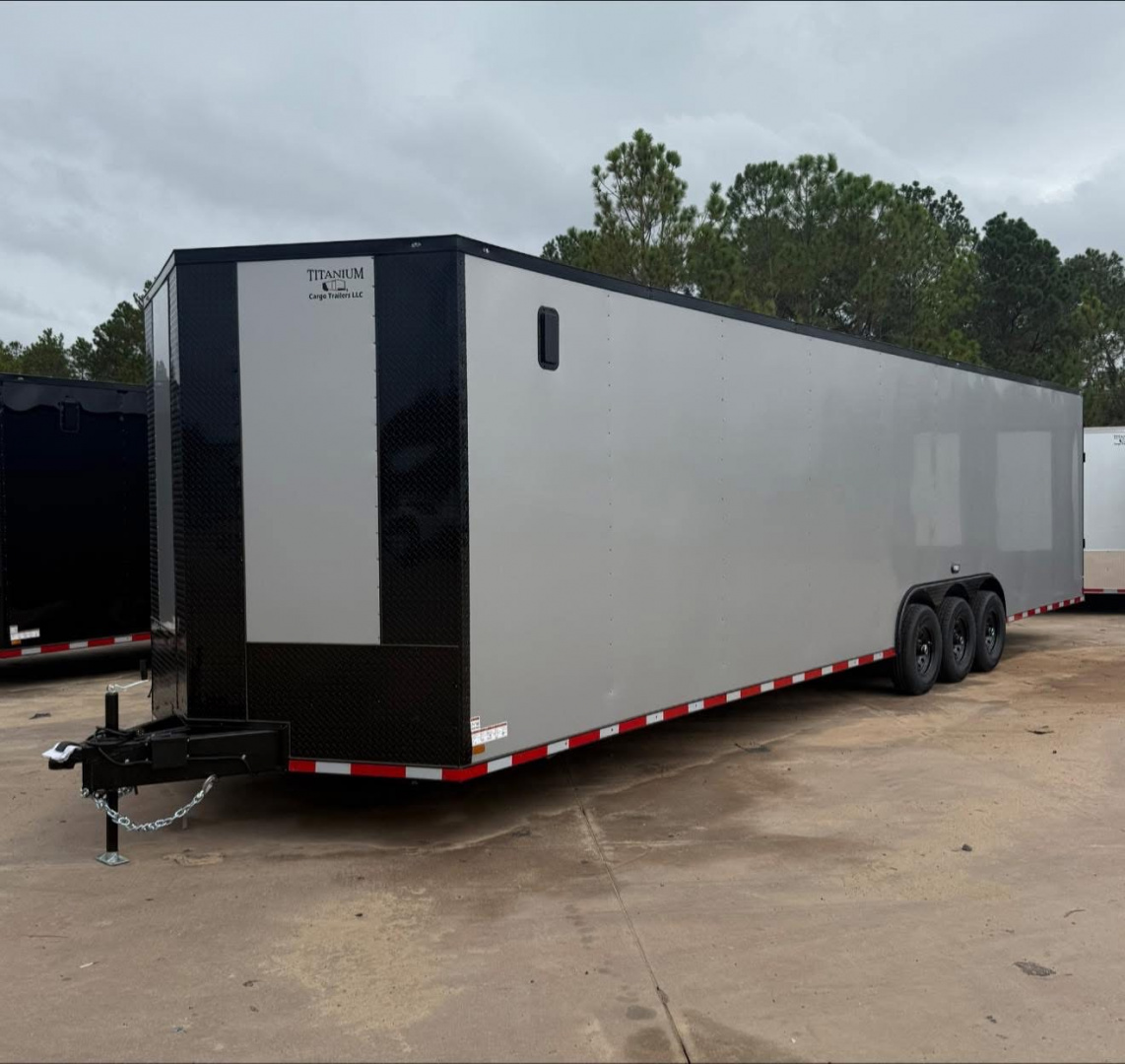 New 2026 Titanium Cargo 8.5x36TTA Blackout 7'6" Tripple 7k Torsion Axles Cargo / Enclosed Trailer