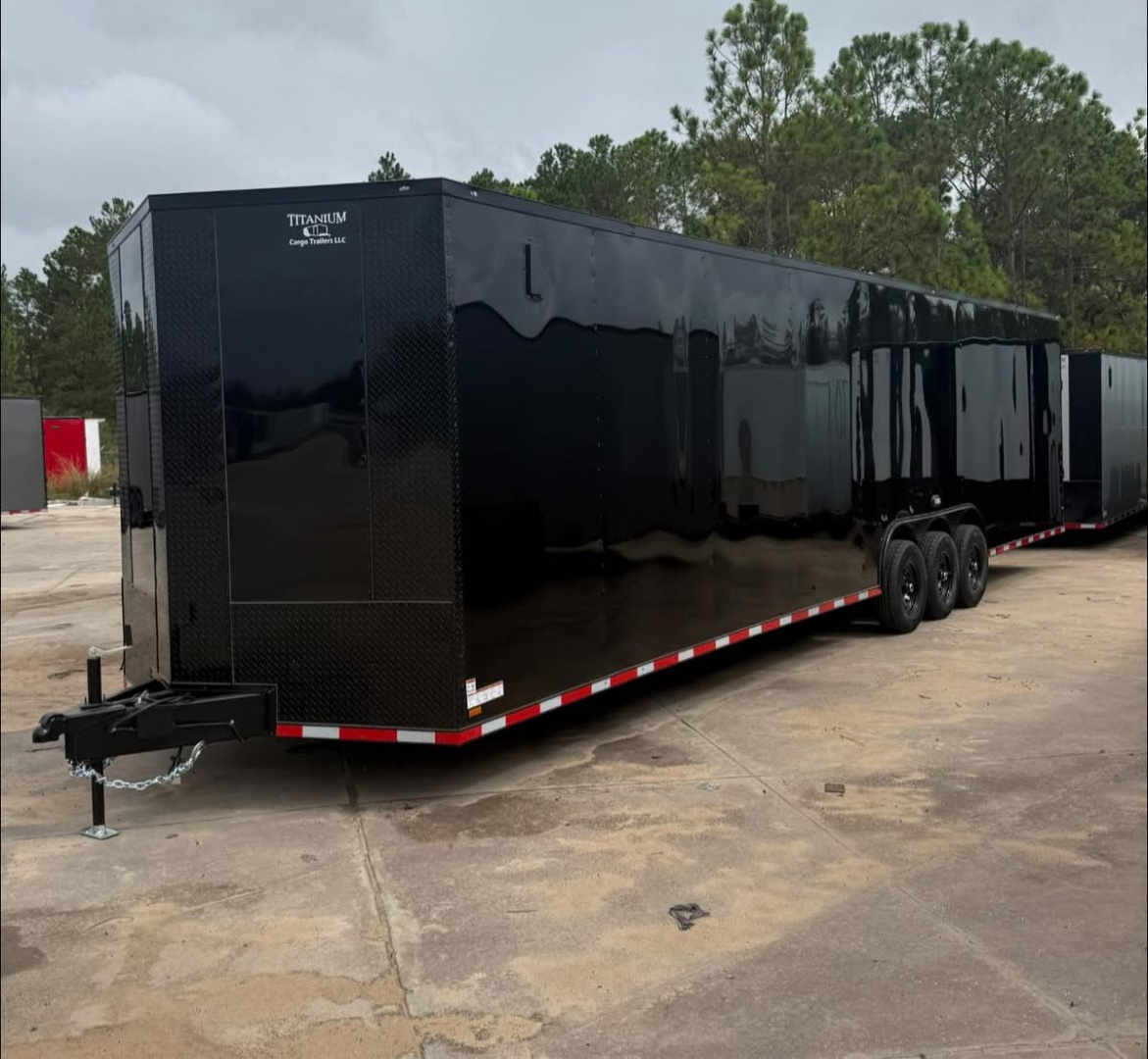 New 2026 Titanium Cargo 8.5x36TTA Blackout 7'6" Tripple 7k Torsion Axles Cargo / Enclosed Trailer