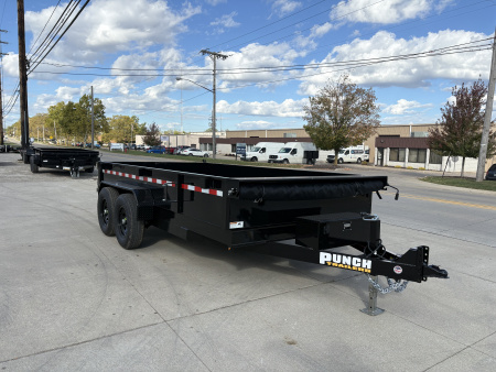 New 2026 Punch 83 X14' SCISSOR 14K DUMP Dump Trailer