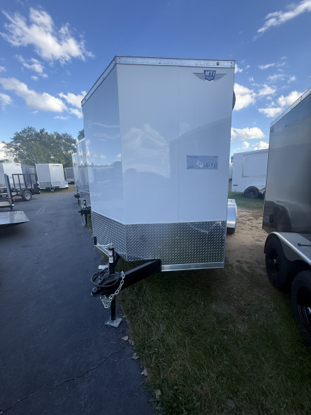 New 2025 RC Trailers 7X16 7k V nose, plus 6", ramp door, screwless Cargo / Enclosed Trailer