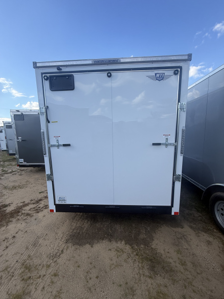 New 2025 RC Trailers 7X16 7k V nose, plus 6", ramp door, screwless Cargo / Enclosed Trailer