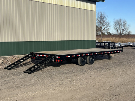New 2026 24' - 14k PJ 8" I-beam Deckover Trailer