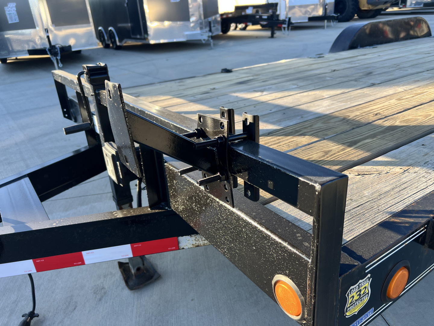 Used 2012 20’ Load Trail flatbed Trailer 2-5200 lb axles=10K, dovetail, removable fenders, Slide In Ramps