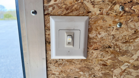 New Lightning 7x14 Aluminum Enclosed Trailer - Rear ramp door!