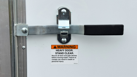 New Lightning 7x14 Aluminum Enclosed Trailer - Rear ramp door!