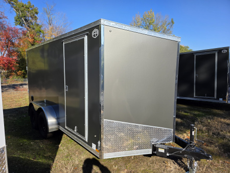 New 2026 US Cargo 7X14 TANDEM AXLE 6' TALL RAMP DOOR 080 POLYCORE SCREWLESS Cargo / Enclosed Trailer