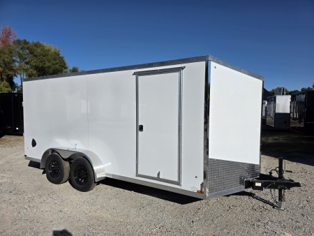 New 2026 US Cargo 7X16 TANDEM AXLE 6' TALL RAMP DOOR 080 POLYCORE SCREWLESS Cargo / Enclosed Trailer