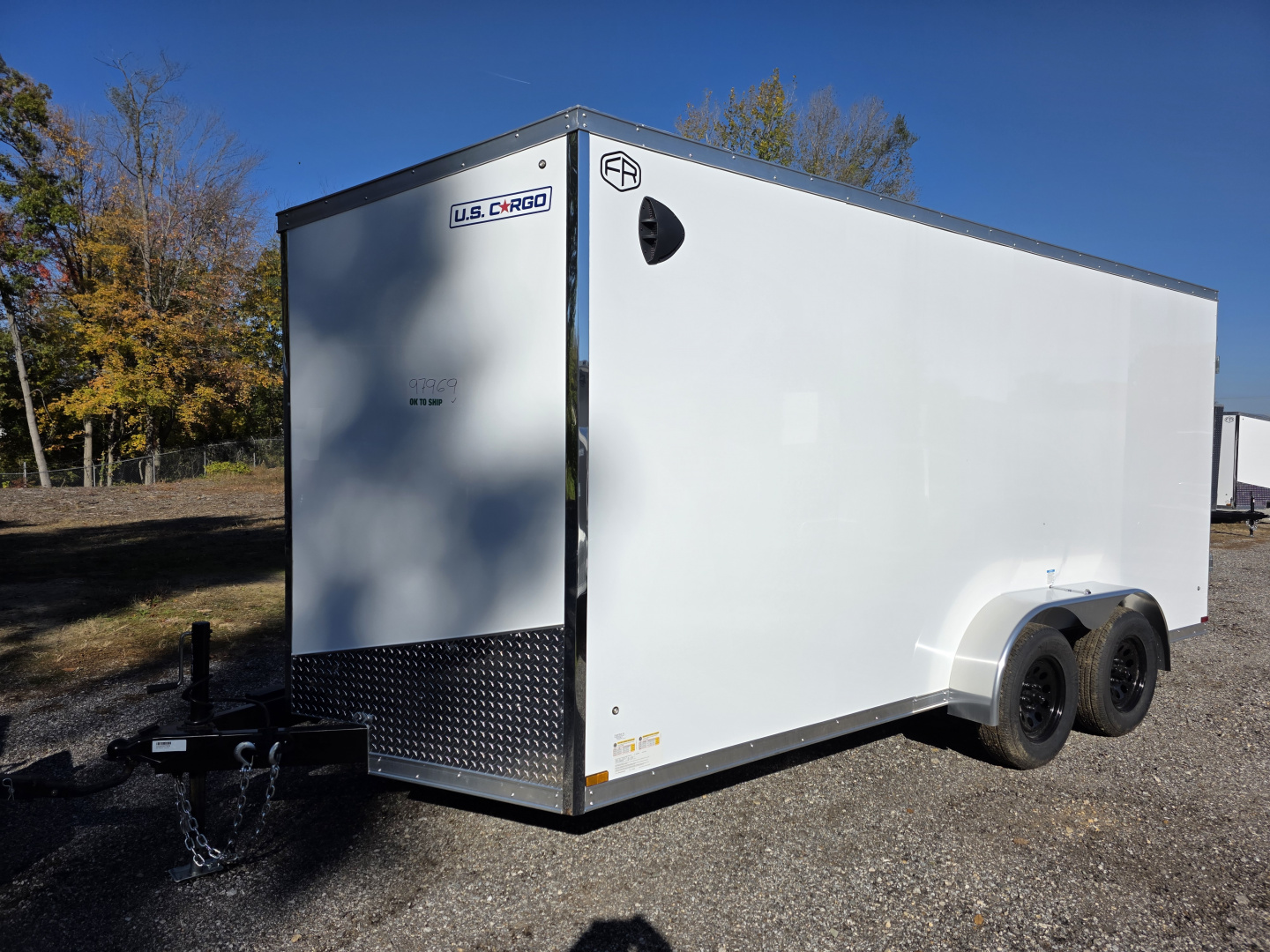 New 2026 US Cargo 7X16 TANDEM AXLE 6'6 TALL RAMP DOOR 080 POLYCORE SCREWLESS Cargo / Enclosed Trailer