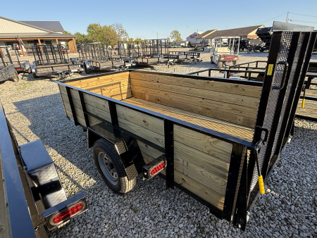 New 2026 AMERICAN MANUFACTURING OPERATIONS (AMO) UTILITY US101 60X10 SA WOOD SIDES (GVW:2990) BLACK